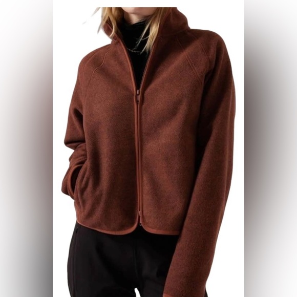 LAST ONES!  Athleta brand new with tags.  Stroll Fleece Full Zip. - Picture 3 of 7